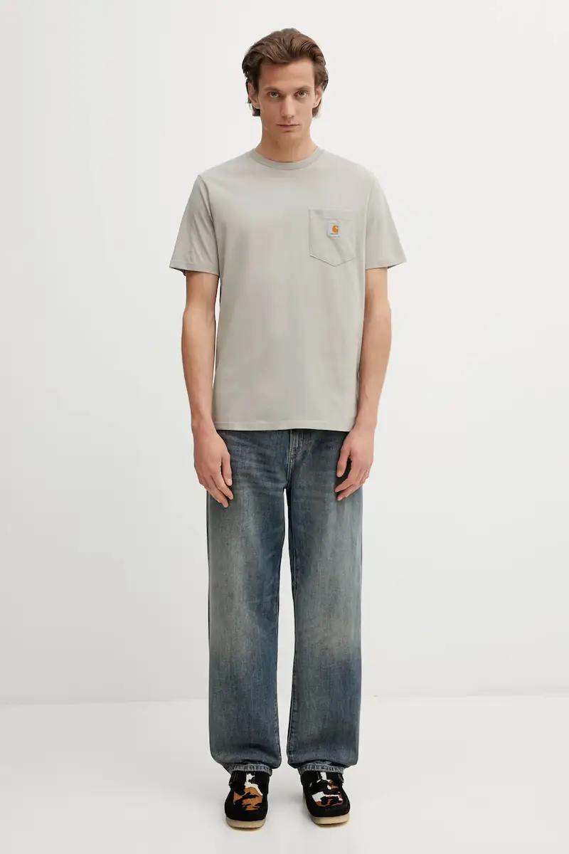 Carhartt WIP T-shirt Beige 3966492 miniatura 5