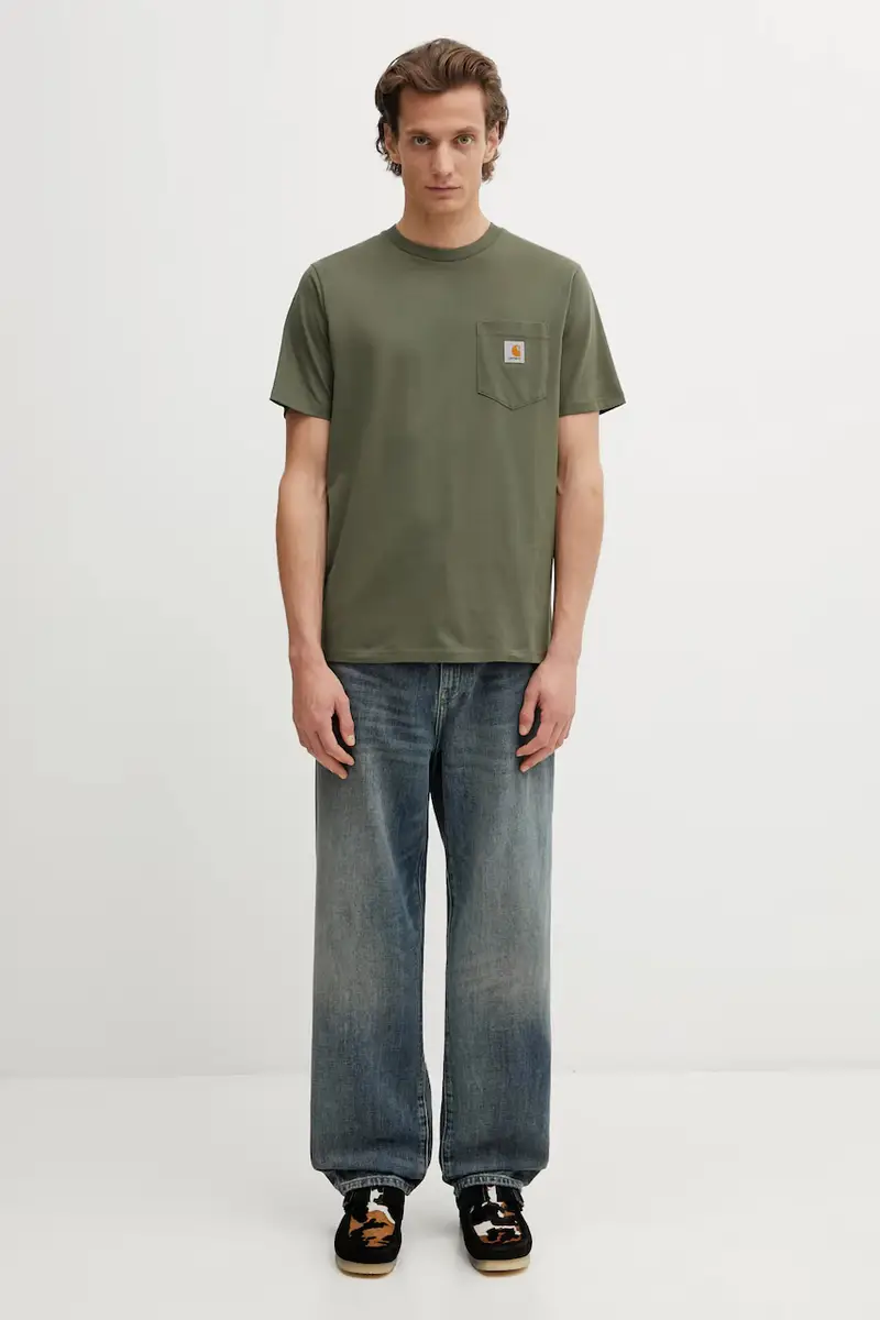Carhartt WIP T-shirt Verde 3966584 miniatura 5