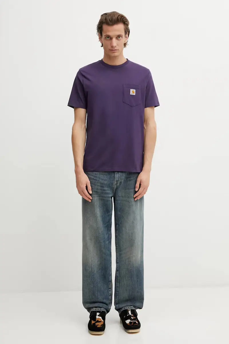 Carhartt WIP T-shirt Viola 3966594 miniatura 5