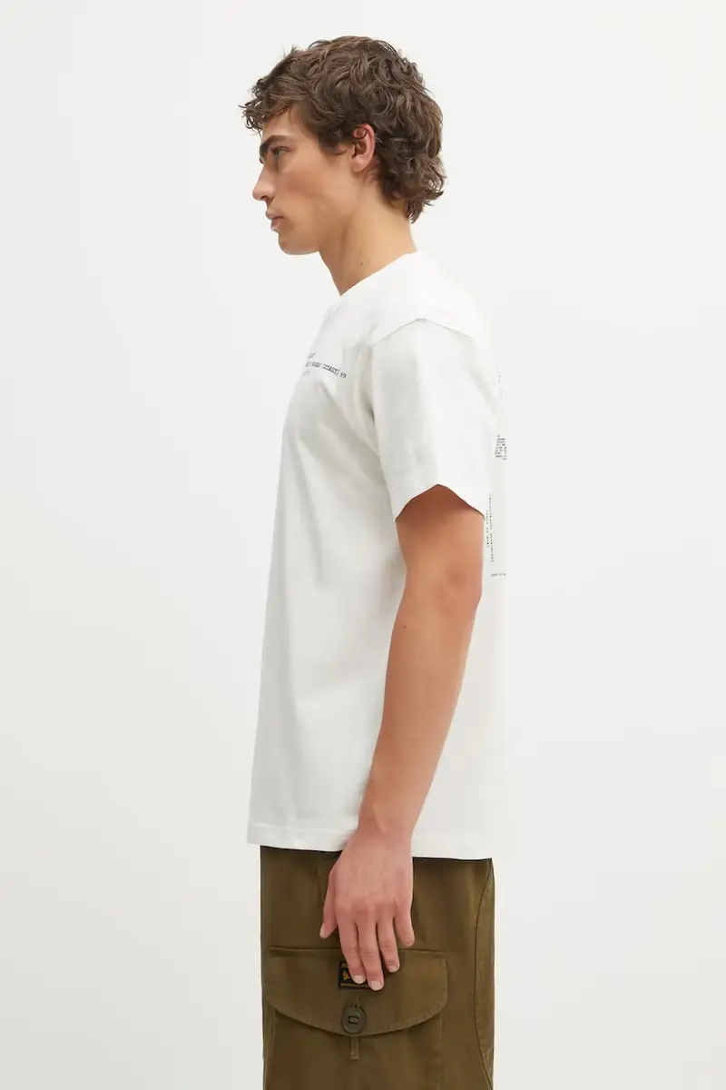 Carhartt WIP T-shirt Uomo Beige 3913701 miniatura 2