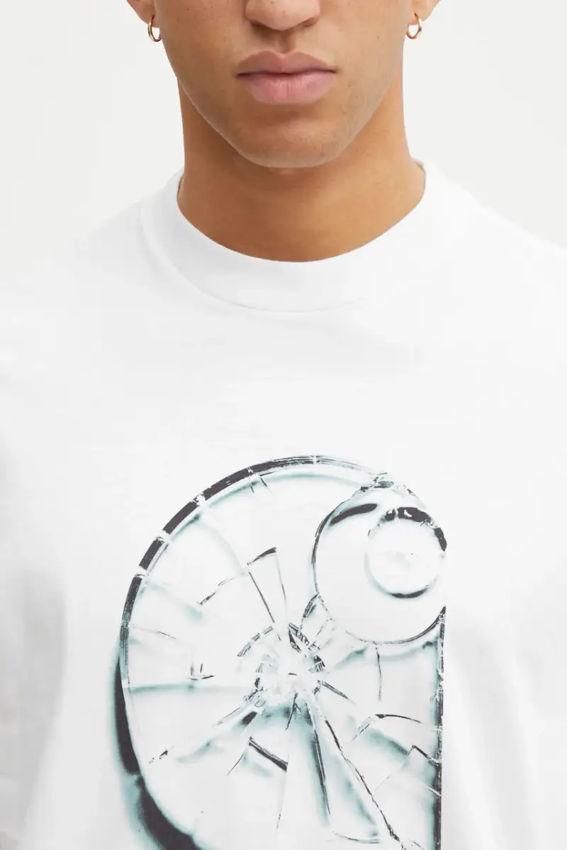 Carhartt WIP T-shirt Uomo Bianco 3876758 miniatura 4