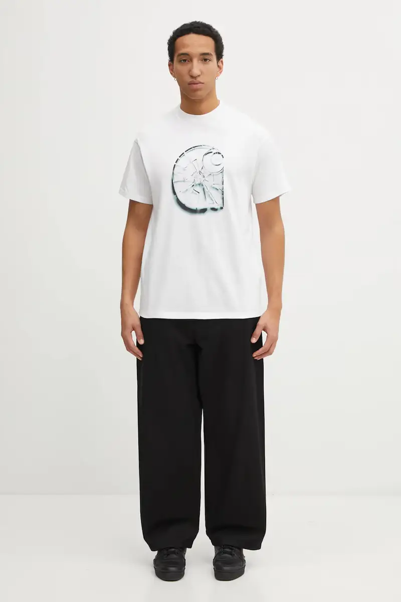 Carhartt WIP T-shirt Uomo Bianco 3876758 miniatura 5