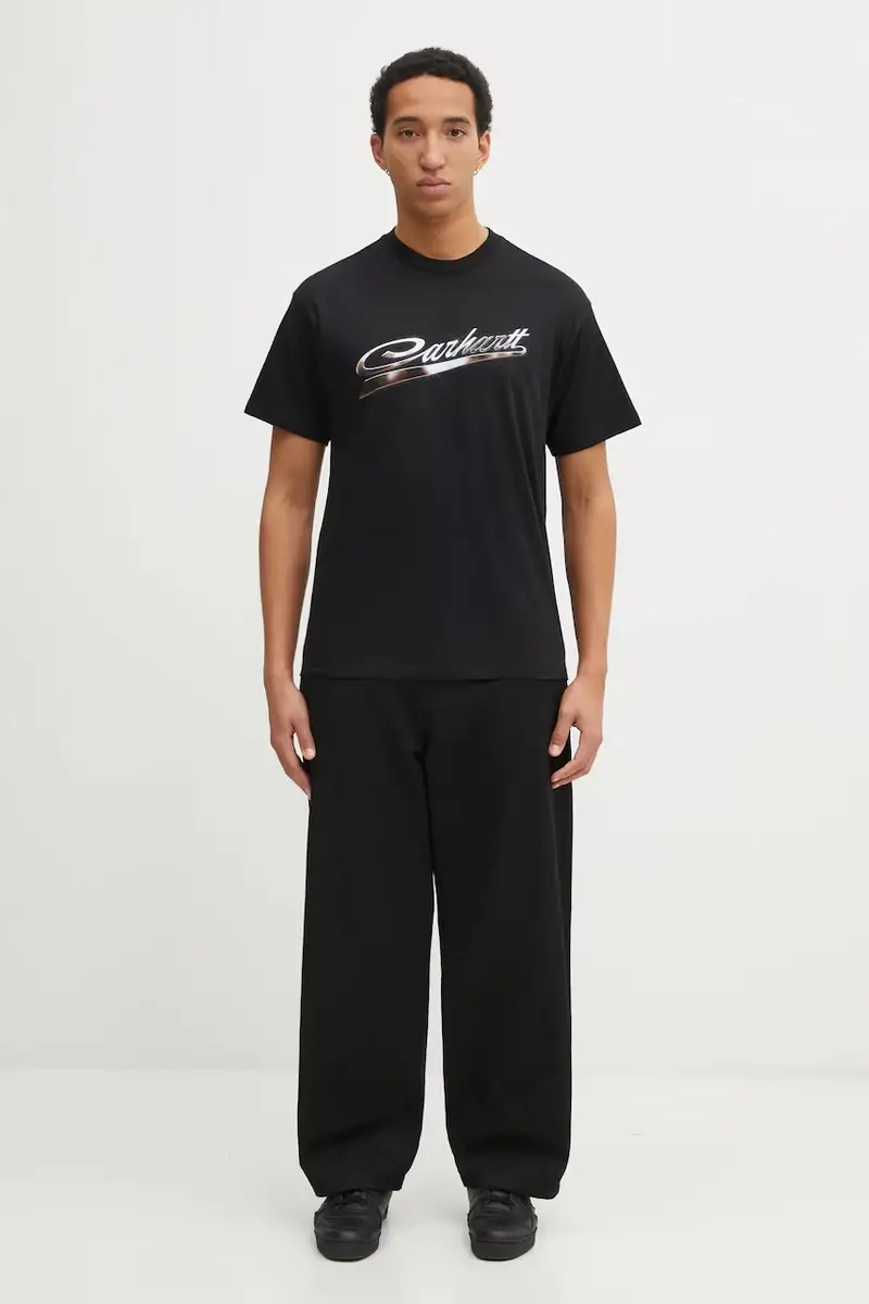 Carhartt WIP T-shirt Uomo Nero 3876797 miniatura 5