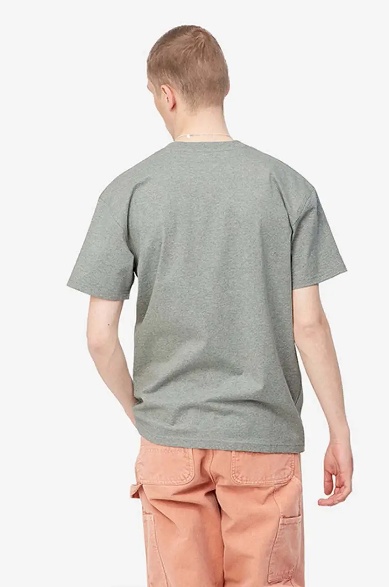 Carhartt WIP T-shirt Uomo Grigio 3241625 miniatura 2