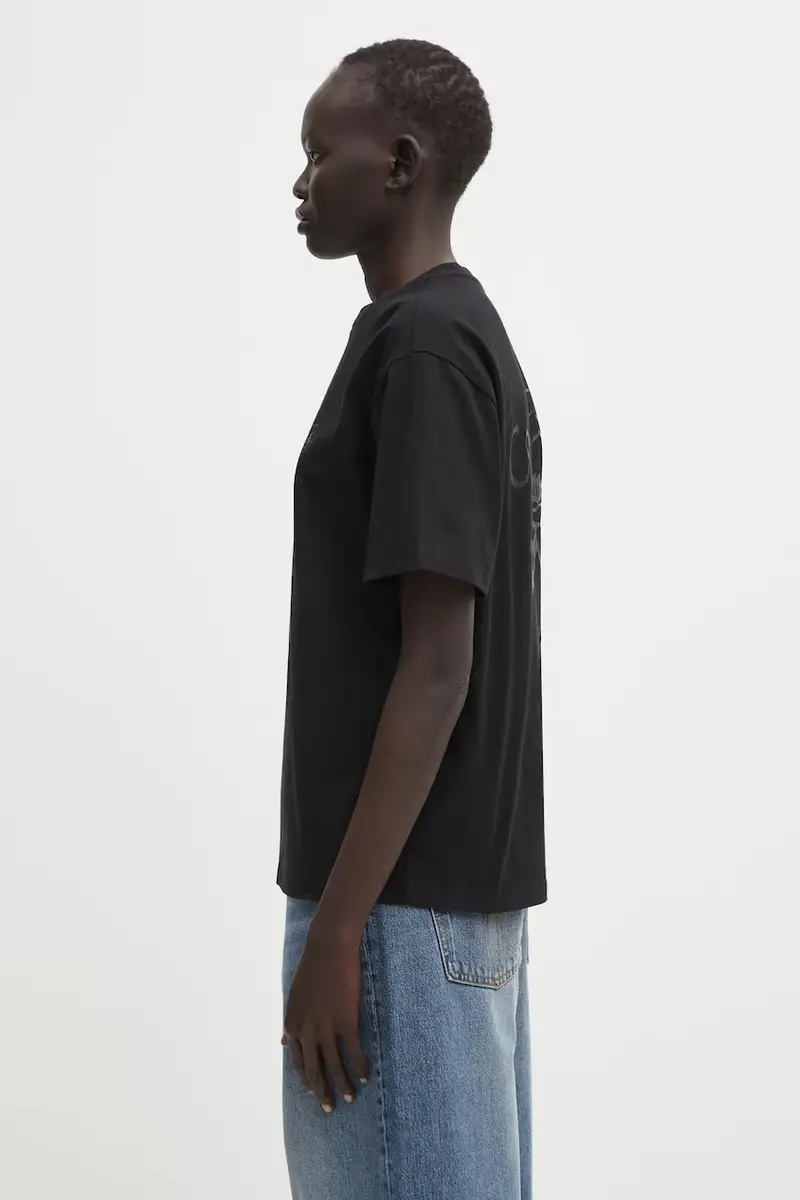 Carhartt WIP T-shirt Donna Nero 3528205 miniatura 2