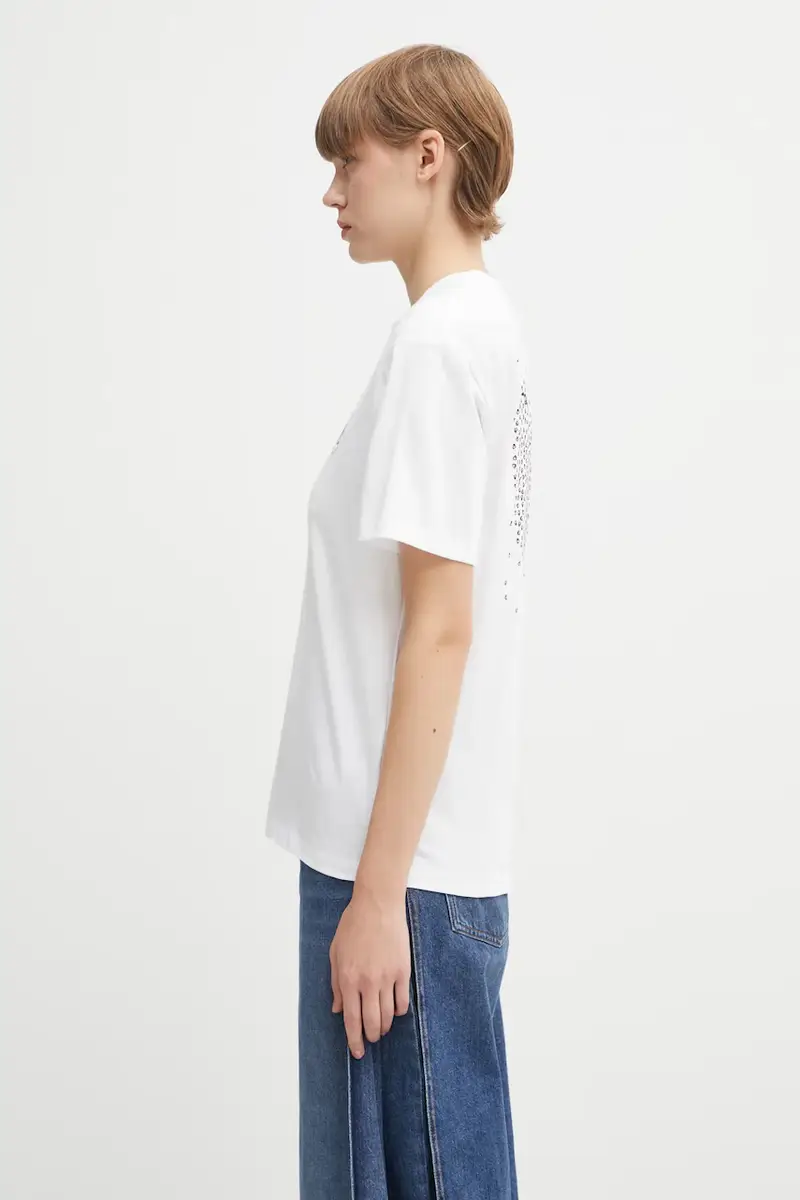 Carhartt WIP T-shirt Donna Bianco 3039473 miniatura 2