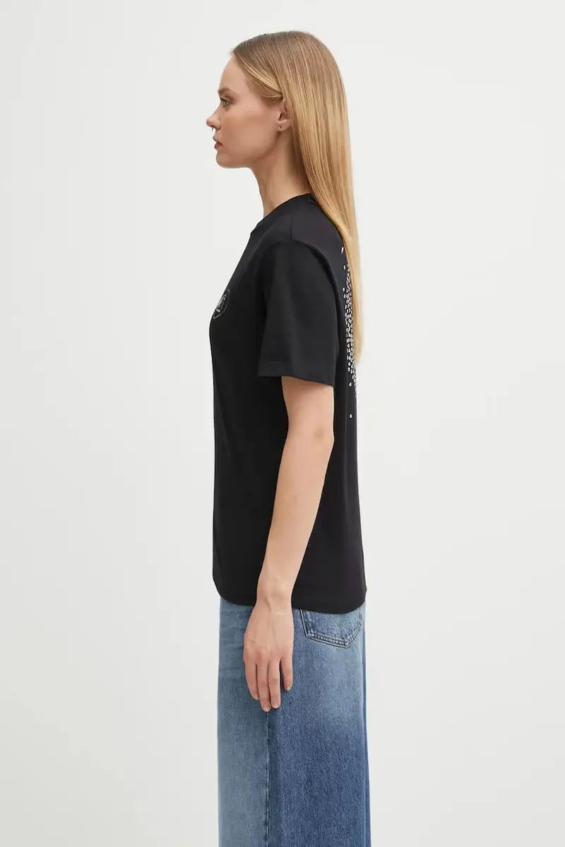 Carhartt WIP T-shirt Donna Nero 2520899 miniatura 2