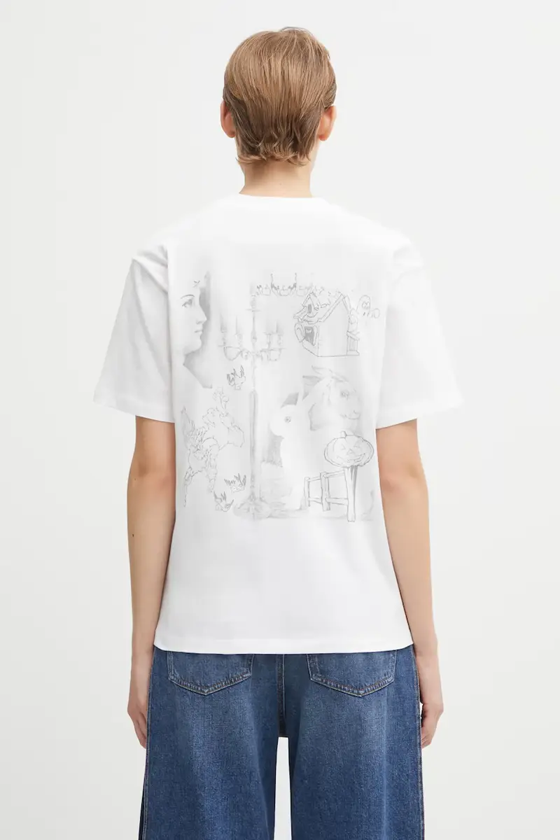 Carhartt WIP T-shirt Donna Bianco 3039476 miniatura 3