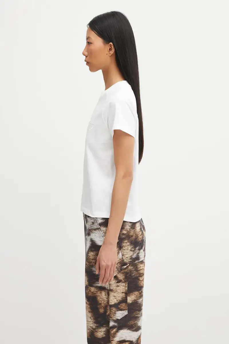 Carhartt WIP T-shirt Donna Bianco 3881343 miniatura 2