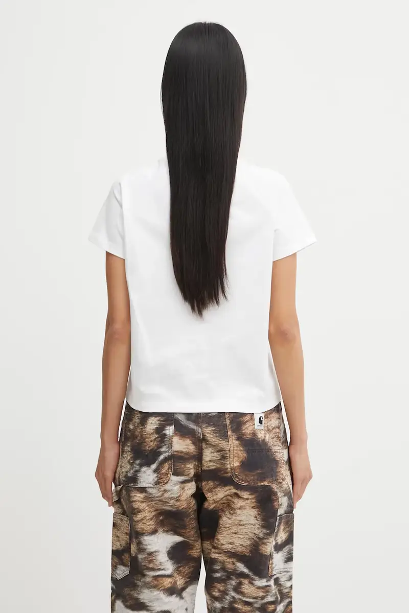 Carhartt WIP T-shirt Donna Bianco 3881343 miniatura 3