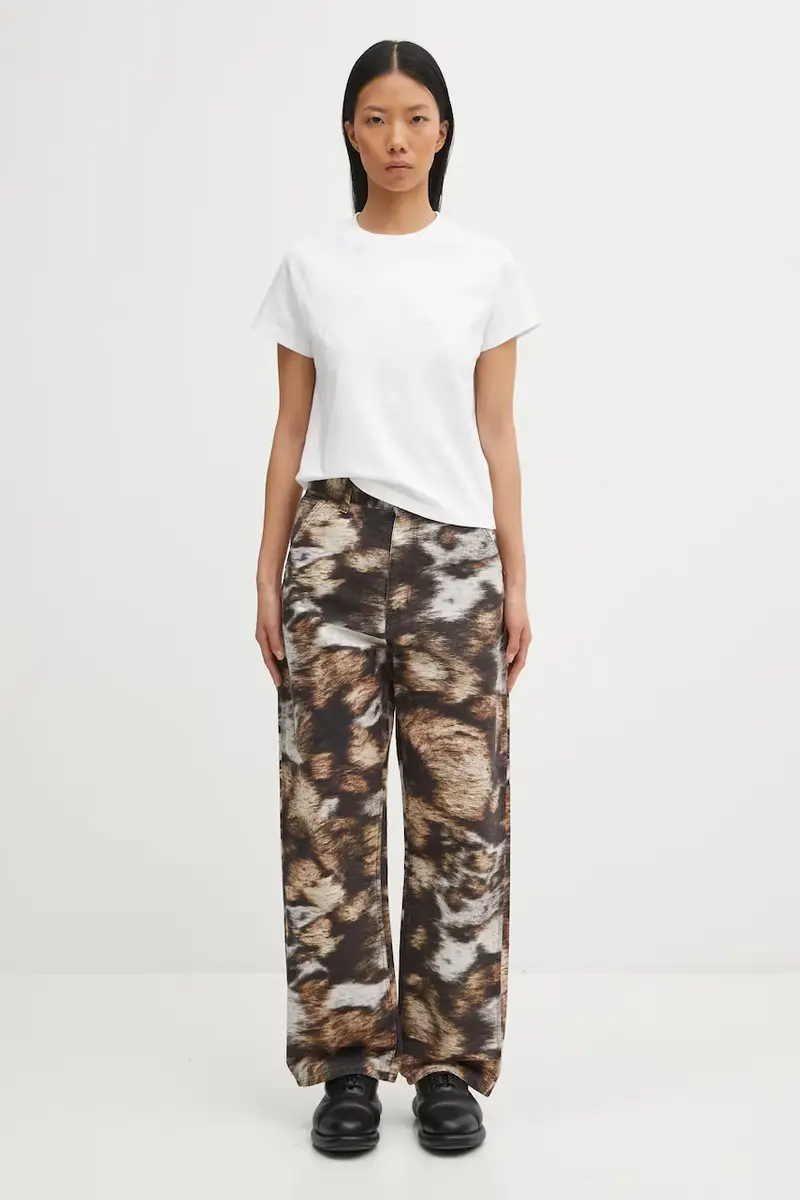 Carhartt WIP T-shirt Donna Bianco 3881343 miniatura 5