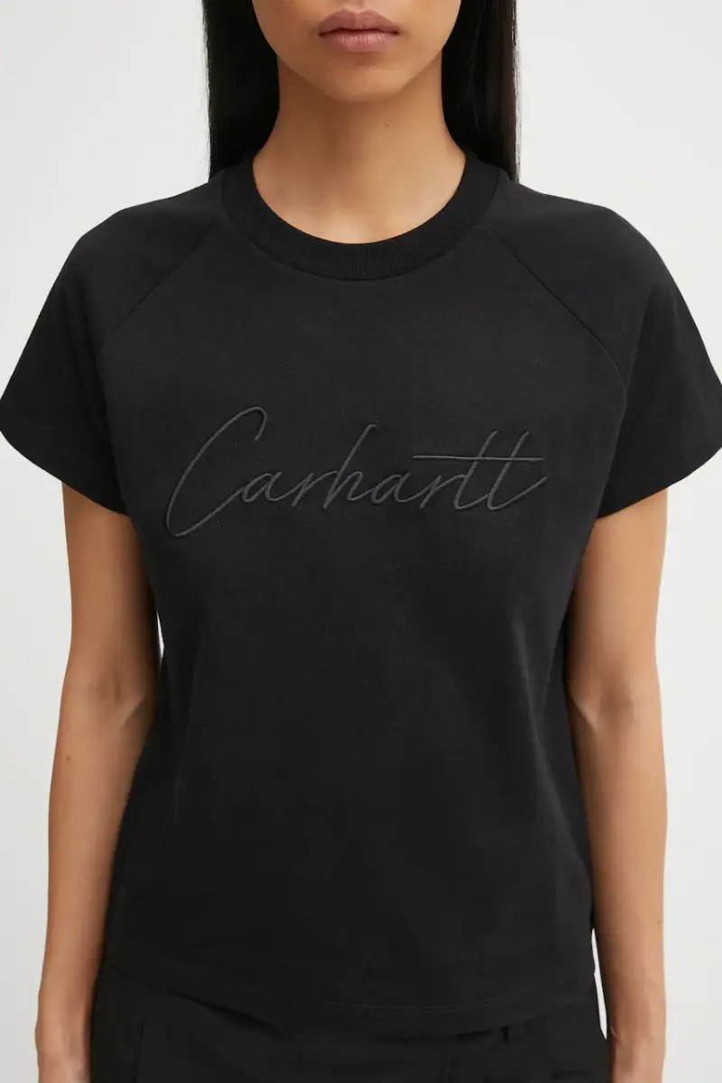 Carhartt WIP T-shirt Donna Nero 3484416 miniatura 4