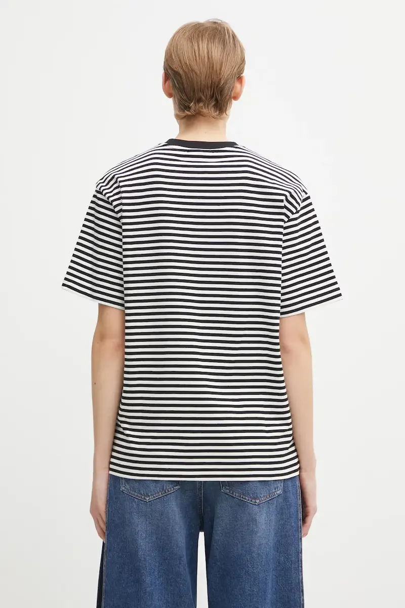 Carhartt WIP T-shirt Donna Nero 3039587 miniatura 3