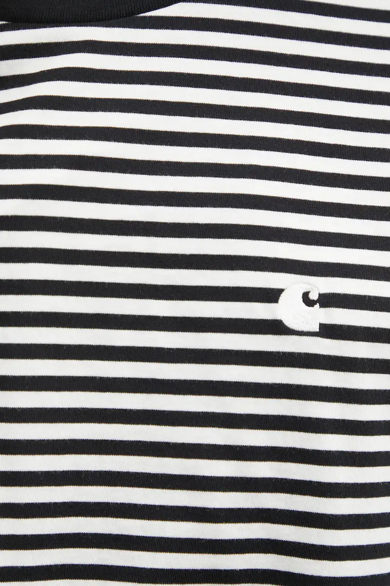 Carhartt WIP T-shirt Donna Nero 3039587 miniatura 4