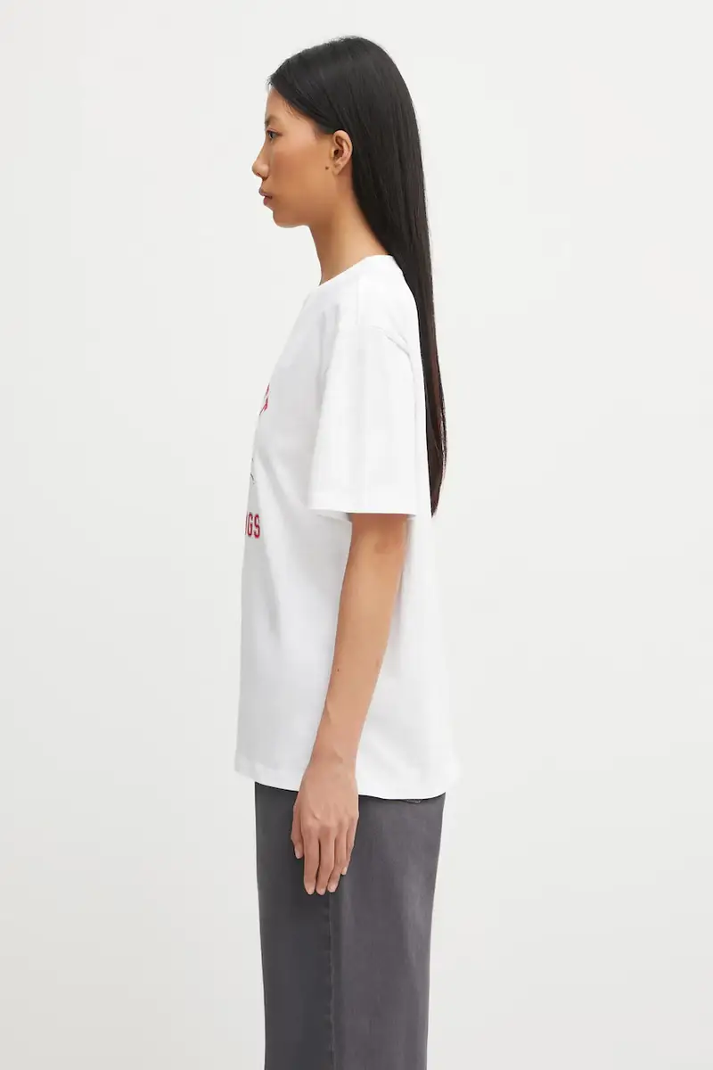 Carhartt WIP T-shirt Donna Bianco 3484366 miniatura 2