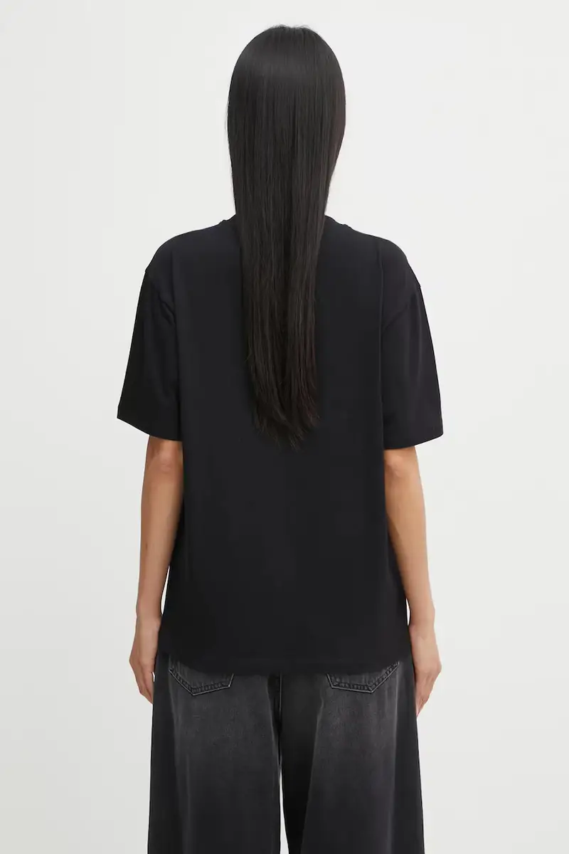 Carhartt WIP T-shirt Donna Nero 3484425 miniatura 3