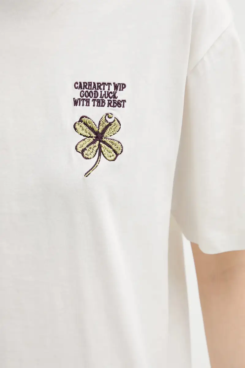 Carhartt WIP T-shirt Donna Beige 3944036 miniatura 4
