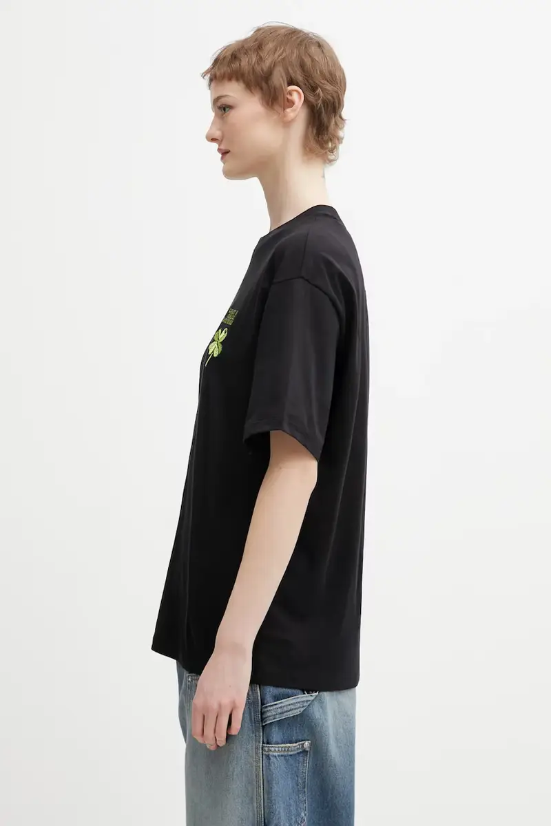 Carhartt WIP T-shirt Donna Nero 3944169 miniatura 2