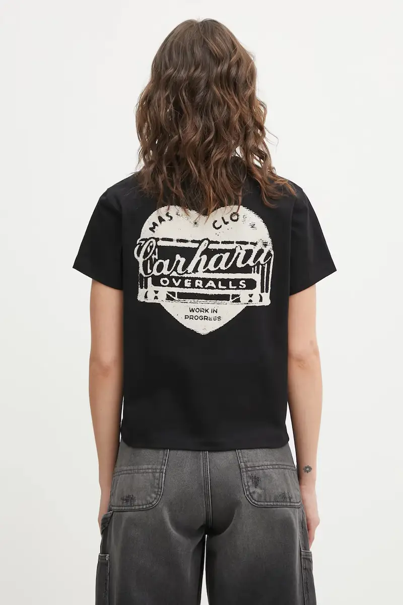 Carhartt WIP T-shirt Donna Nero 3876813 miniatura 3