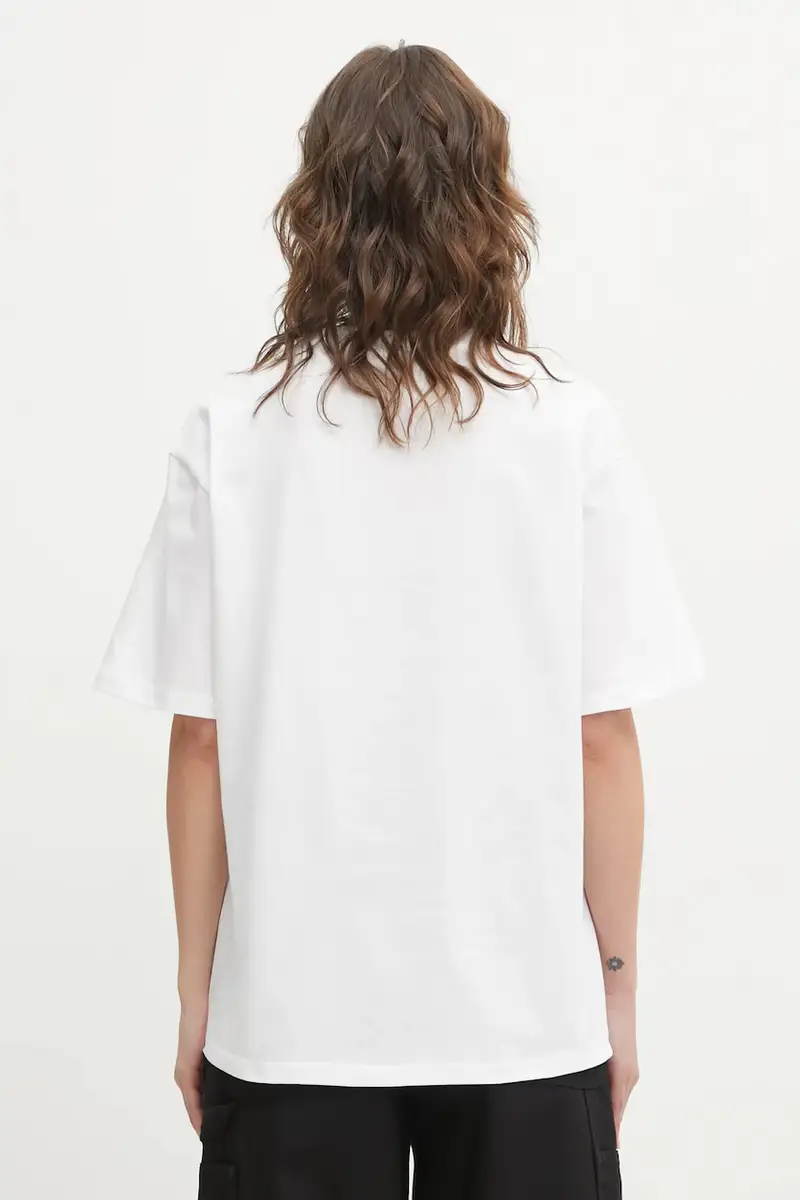 Carhartt WIP T-shirt Donna Bianco 3876765 miniatura 3