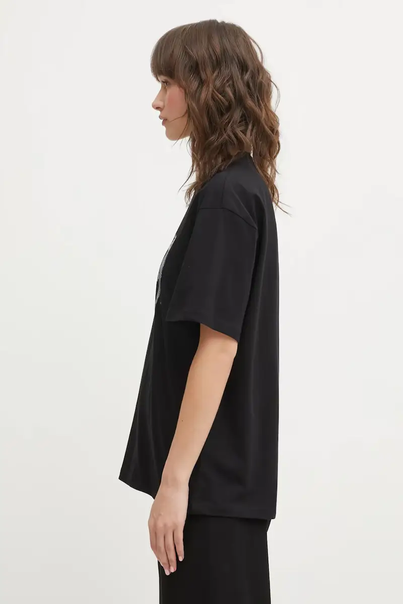 Carhartt WIP T-shirt Donna Nero 3876806 miniatura 2