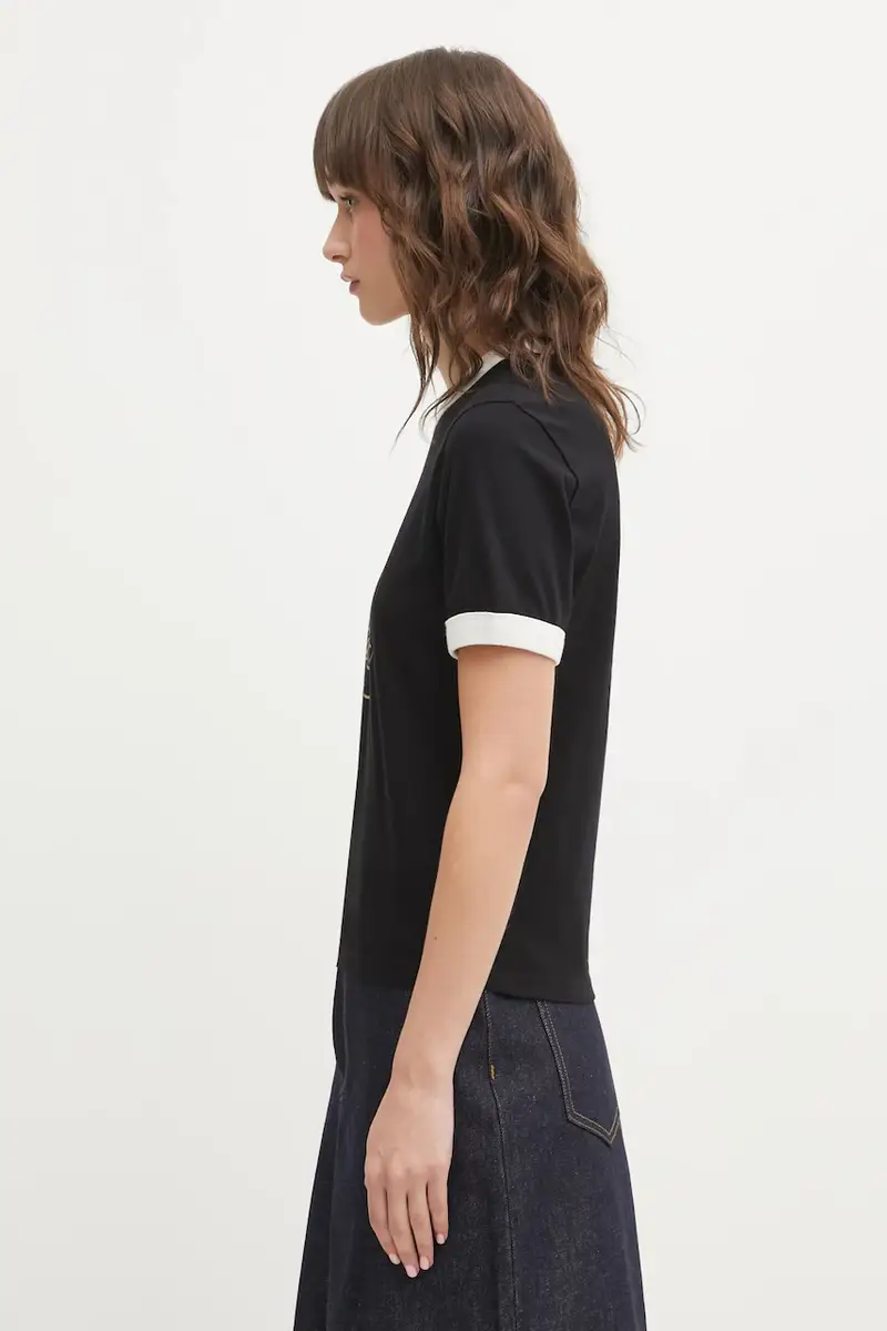 Carhartt WIP T-shirt Donna Nero 3876811 miniatura 2