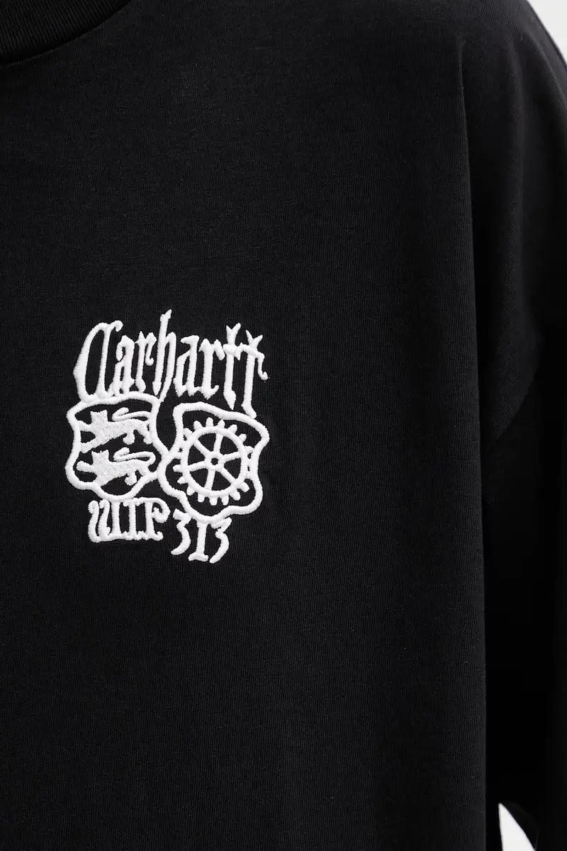 Carhartt WIP T-shirt Donna Nero 3944168 miniatura 4