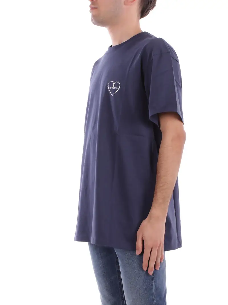 Carhartt WIP T-shirt Uomo Blu 2839444 miniatura 2