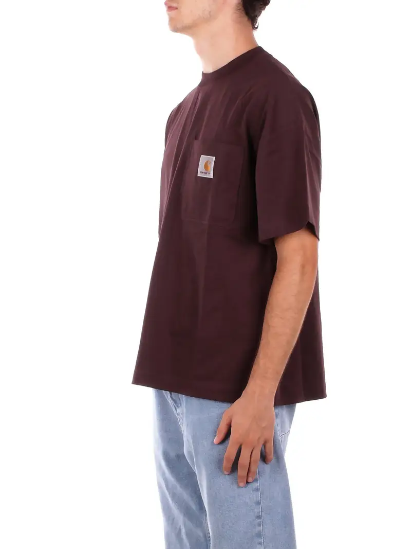 Carhartt WIP T-shirt Uomo Marrone 2676772 miniatura 2