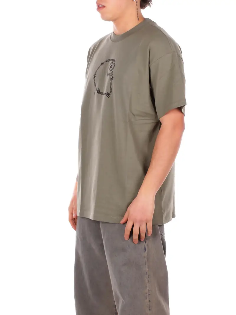 Carhartt WIP T-shirt Uomo Verde 4190495 miniatura 2