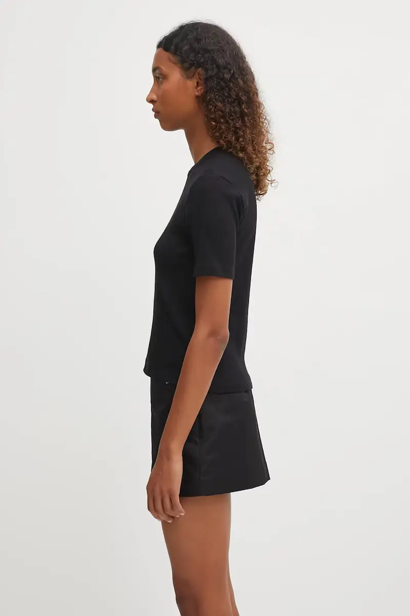 Carhartt WIP T-shirt Donna Nero 2471082 miniatura 2