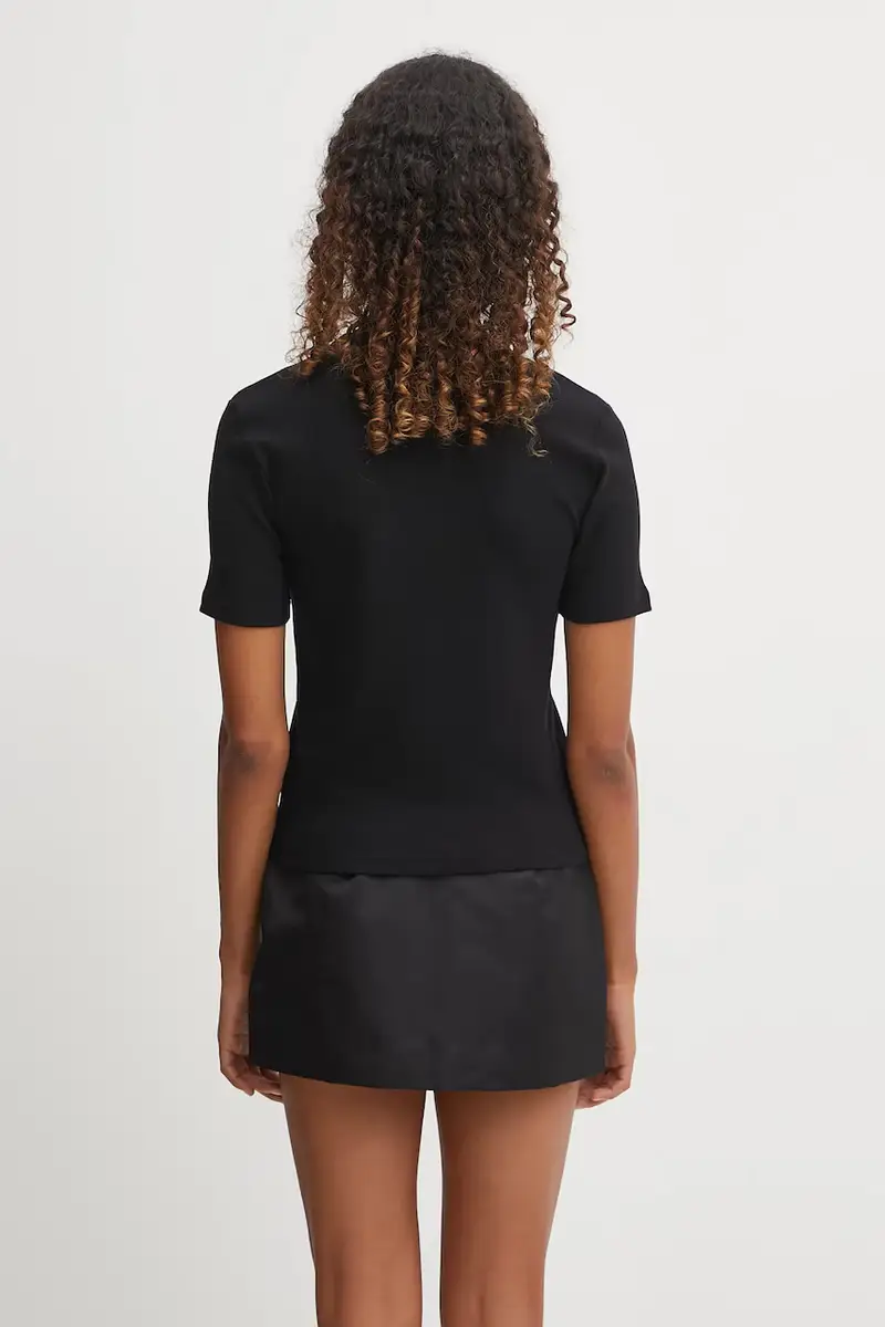 Carhartt WIP T-shirt Donna Nero 2471082 miniatura 3