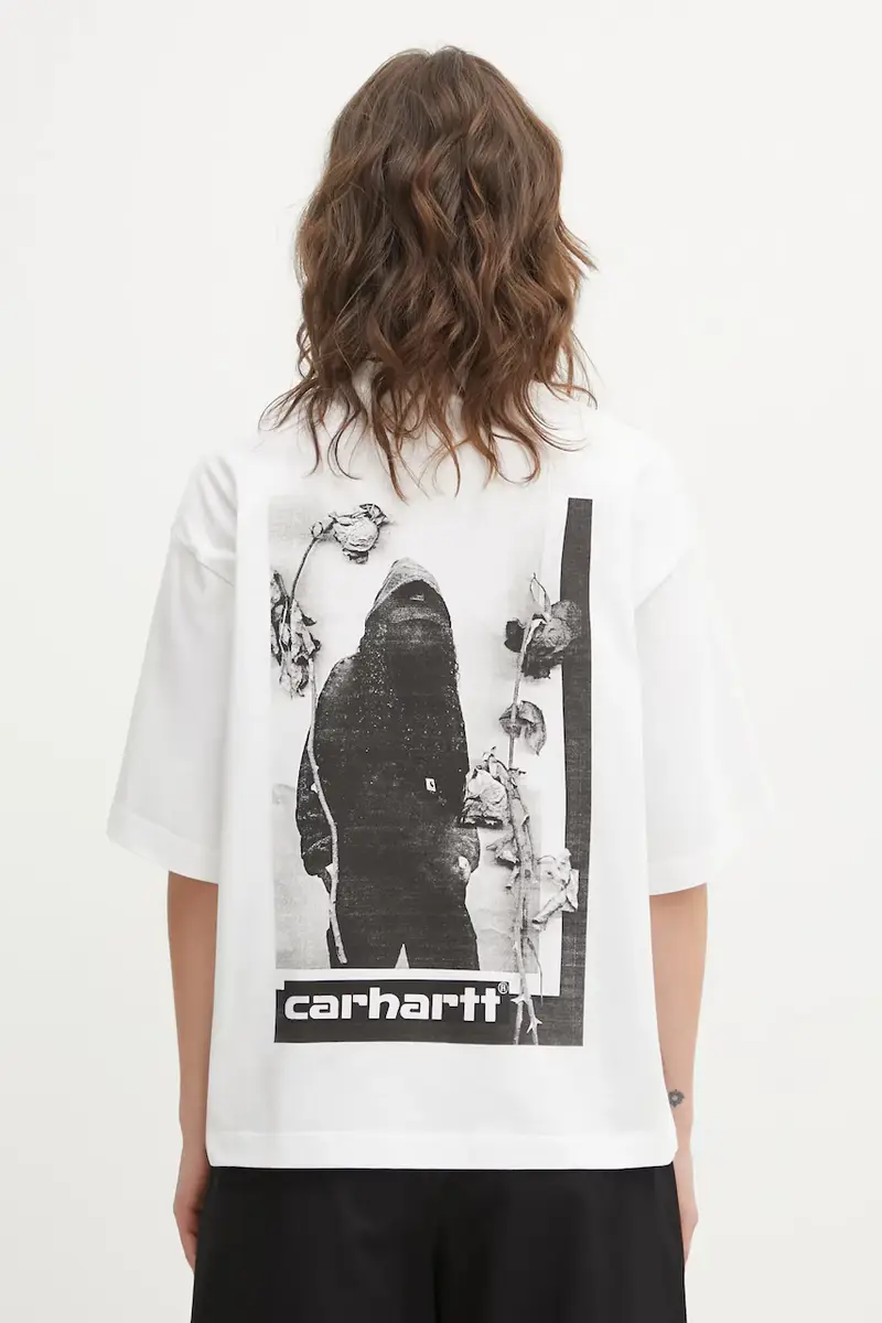 Carhartt WIP T-shirt Donna Bianco 3890641 miniatura 3