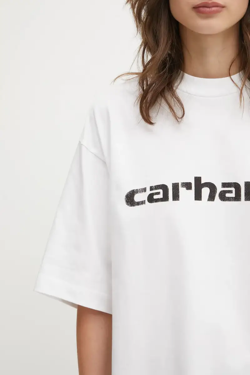Carhartt WIP T-shirt Donna Bianco 3890641 miniatura 4