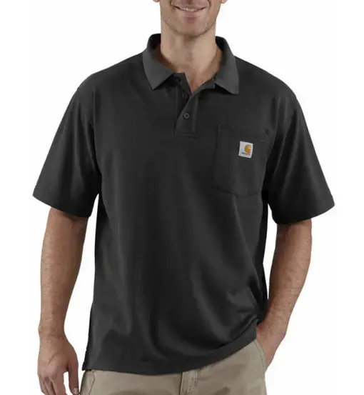 Work Pocket - polo - uomo Black