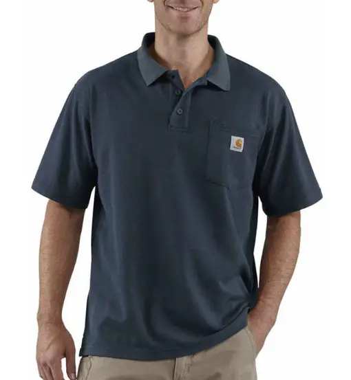 Work Pocket - polo - uomo Blue