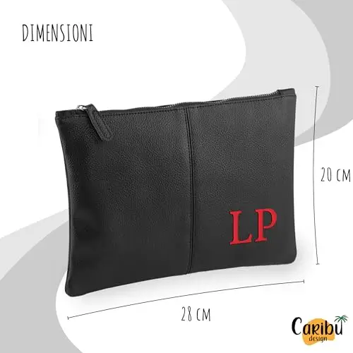 Caribu design Borsello Uomo Nero 3164557 miniatura 2