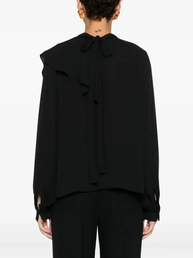 camicia carla g NERO miniatura 2