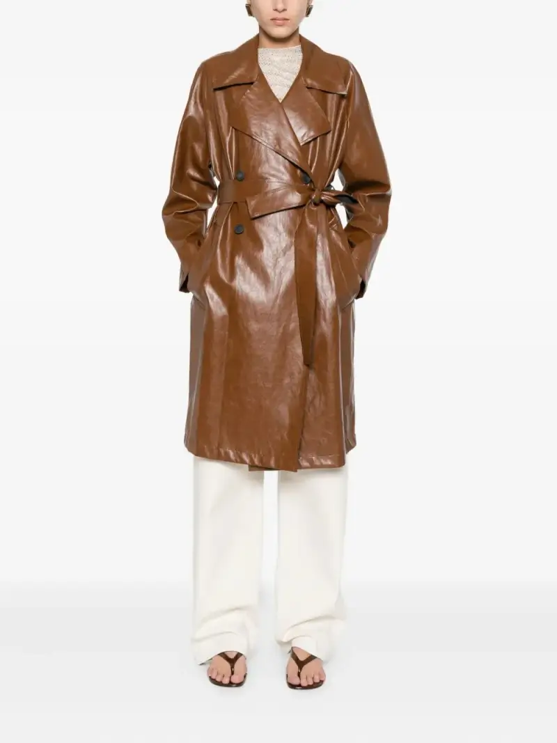 Carla G Trench Marrone 4102910 miniatura 3