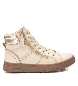 per donna 16180504-HIELO Stivaletti in pelle 161805 Bianco (36), Basso, Stringhe, Cerniera, Casual