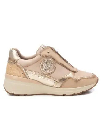 per donna 16183003-HIELO Sneakers in pelle 161830 beige (39), 1 a 3 cm, Stringhe, Casual