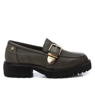 per donna 16190703-KAKI Scarpe in pelle 161907 verde (38), Basso, Nessuno, Casual