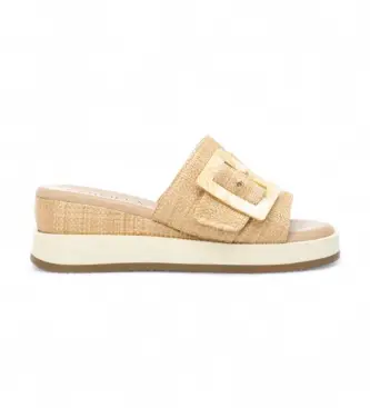 per donna 16222803-BEIGE Sandali beige 162228 (37), 3 a 5cm, Nessuno, Casual Marrone