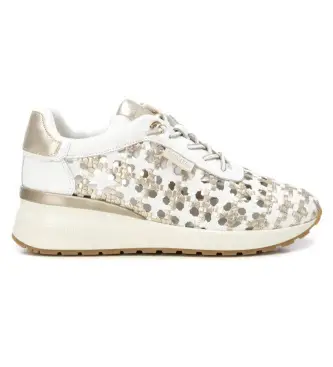 per donna 16228701-BLANCO Sneakers 162287 bianche (37), Bianco, 1 a 3 cm, Stringhe, Casual Pelle