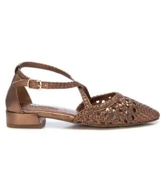 per donna 16231903-BRONCE Ballerine in pelle 162319 bronzo (37), Basso, Fibbia, Casual