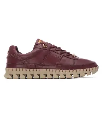 per donna 16252806-BURDEOS Sneakers in pelle 162528 Borgogna (37), Basso, Stringhe, Casual, Bordeaux