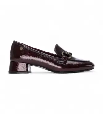 per donna 16253903-BURDEOS Mocassini in pelle 162539 Borgogna (39), 3 a 5cm, Nessuno, Casual, Da sera, Classico, Bordeaux