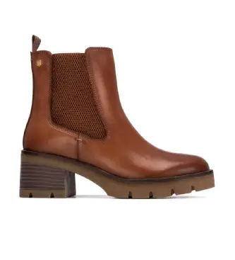 per donna 16257301-CAMEL Stivali in pelle 162573 marrone (36), 3 a 5cm, Nessuno, Casual