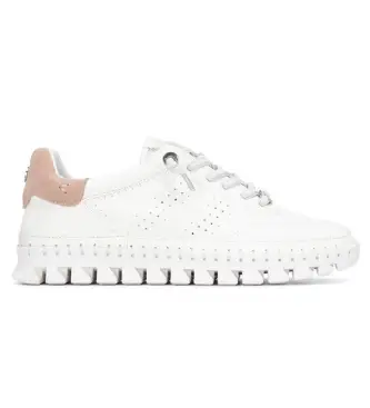 per donna 16310701-BLANCO Sneakers 163107 bianche (37), Bianco, Tessuto, Basso, Stringhe, Casual Multicolore