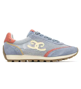 per donna 16321301-JEANS Sneakers 163213 blu (37), Tessuto, Basso, Stringhe, Casual